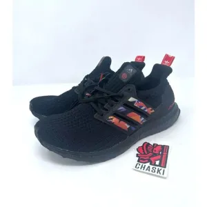 Adidas Men's 8 Ultraboost 4.0 DNA Shoes GZ7603 CNY 2021 Black/Red sneakers NEW