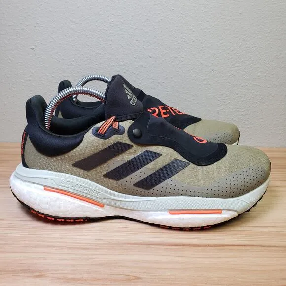 Adidas Men's 8.5 Solar Glide 5 Gore Tex Running Shoes Green Outdoor Gorpcore