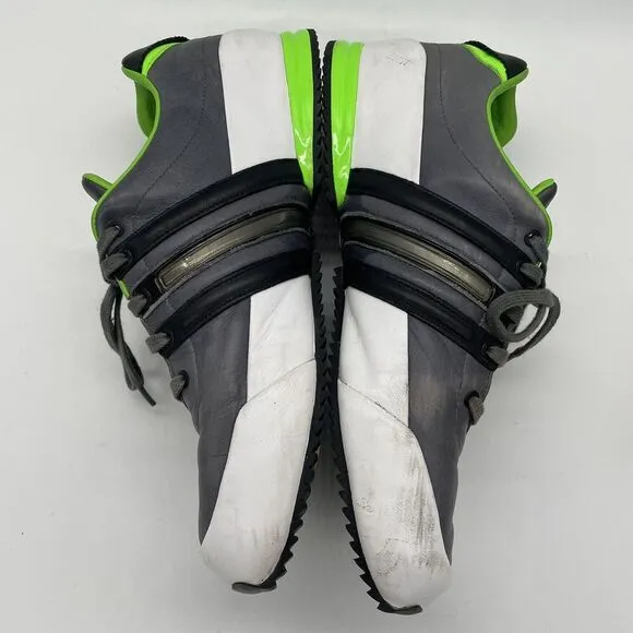 Adidas Mens Size‎ 9.5 Shoes Y-3 Yohji Yamamoto Gray White Green Sneaker Athletic
