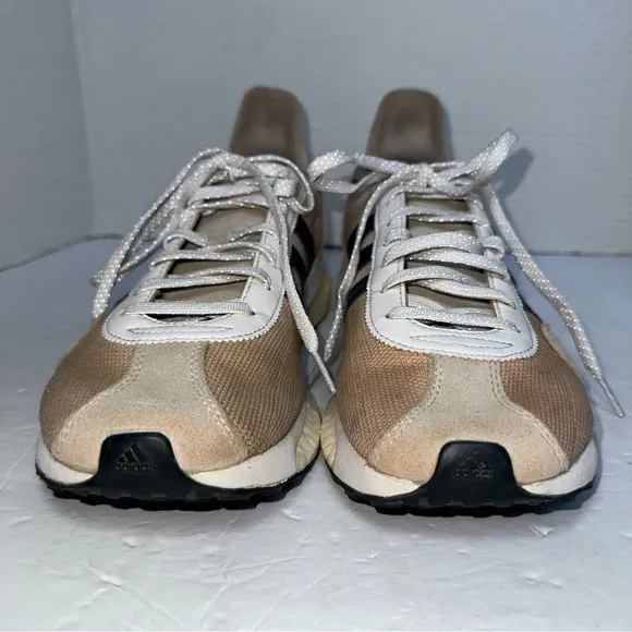 Adidas Men’s Tokio Solar Human Made White Navy Sneakers with Flaws- Size 9