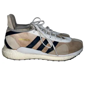 Adidas Men’s Tokio Solar Human Made White Navy Sneakers with Flaws- Size 9
