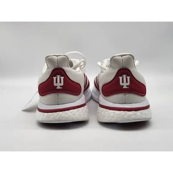 Adidas Mens White/Crimson Indiana Hoosiers Supernova Shoes Size 6