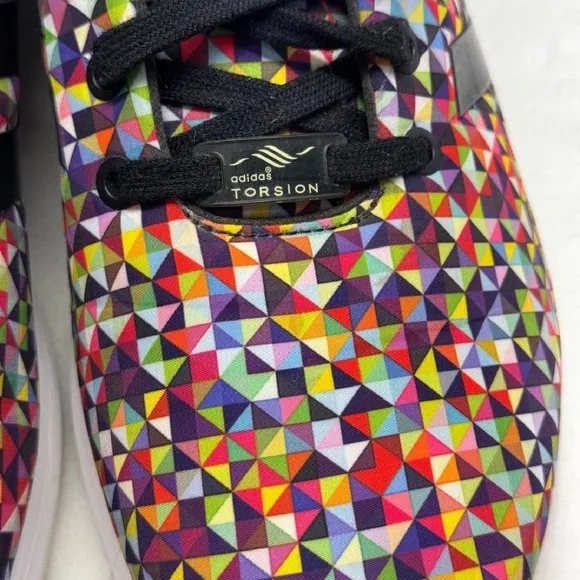 Adidas Men's ZX Flux Prism Multi Torsion Athletic Shoes Size 11 Sneakers