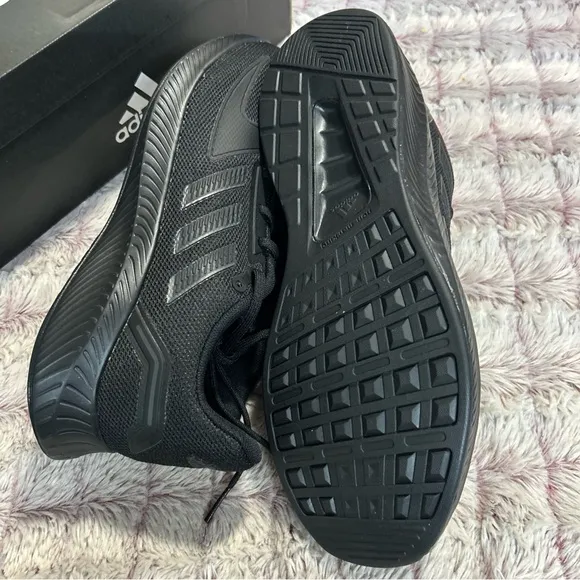 ADIDAS Men'sRunFalcon All Black Sneakers size 9