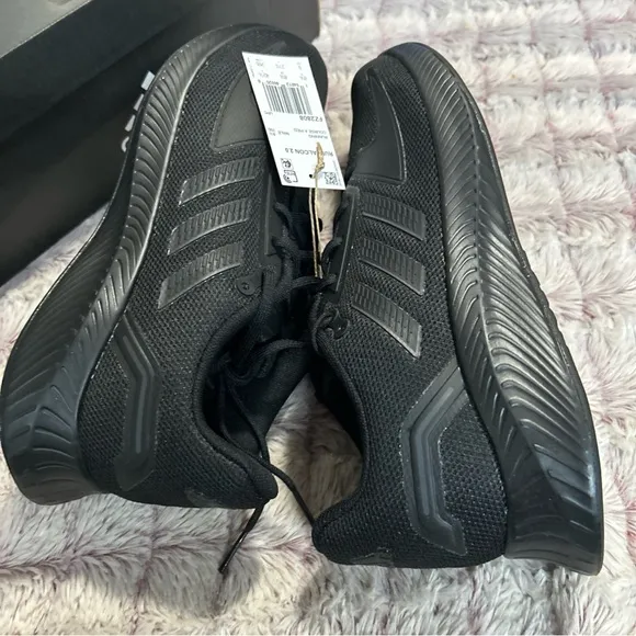 ADIDAS Men'sRunFalcon All Black Sneakers size 9