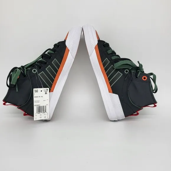 adidas Nizza High DL 'Black Green Oxide' Sneaker Men's