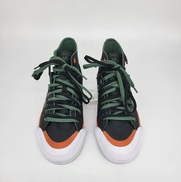 adidas Nizza High DL 'Black Green Oxide' Sneaker Men's