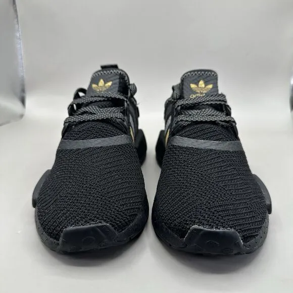 Adidas NMD R1 Sneakers Shoes Black Gold Metallic Shoes FW3324 Mens Size 4 US