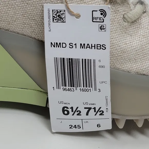 Adidas NMD S1 Mahbs Humanrace Pharrell Sneakers Shoes ID4807 Men’s Size 6.5 New