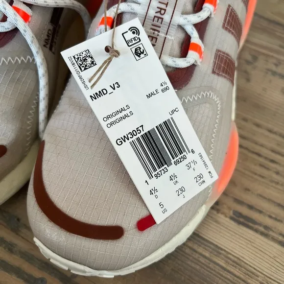 Adidas NMD V3 Running Shoes Men's Originals bliss wild sepia NIB 5 or womens 6