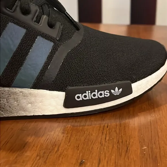 Adidas NMD_R1 NMD Boost shoes sneakers new black solar red FW0185 Men’s Sizes