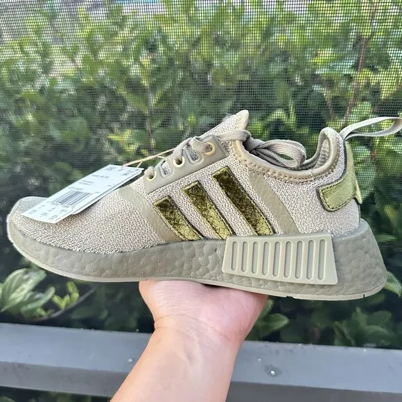 Adidas NMD_R1 Orbit Green Women's Athletic Shoes GY1321 Size 5.5
