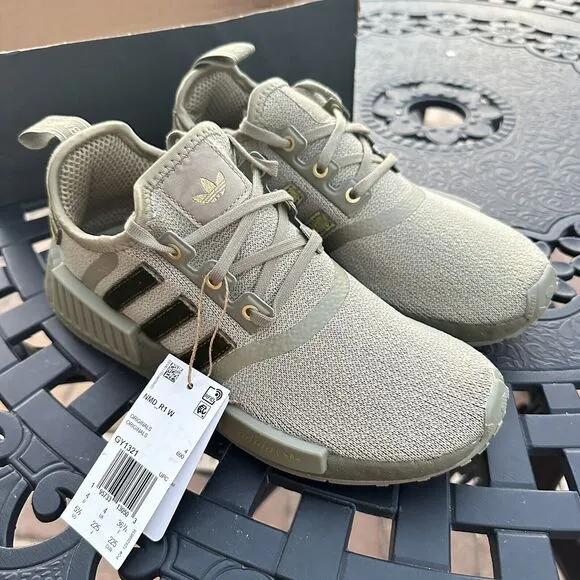 Adidas NMD_R1 Orbit Green Women's Athletic Shoes GY1321 Size 5.5