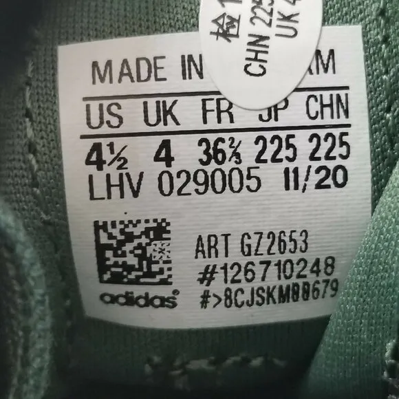 Adidas Originals Nizza Hi DL Black Green GZ2653 Men Shoes Size 4.5