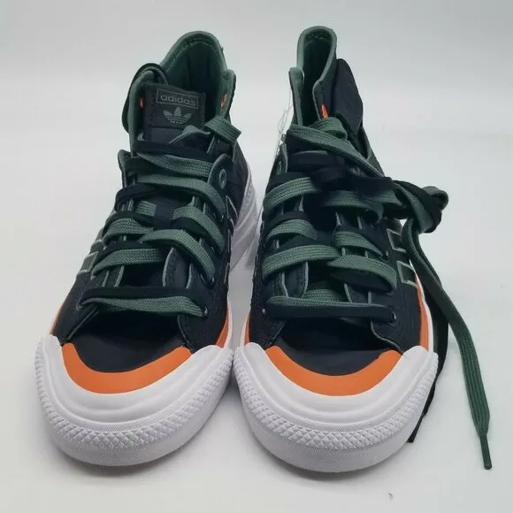 Adidas Originals Nizza Hi DL Black Green GZ2653 Men Shoes Size 4.5