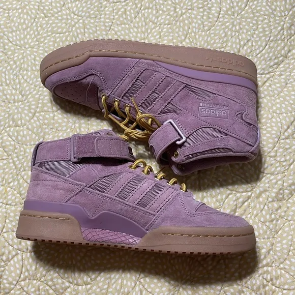 Adidas Originals Womens Size 8.5 Forum Mid Pink Magic Mauve Sneaker Shoes GZ4622