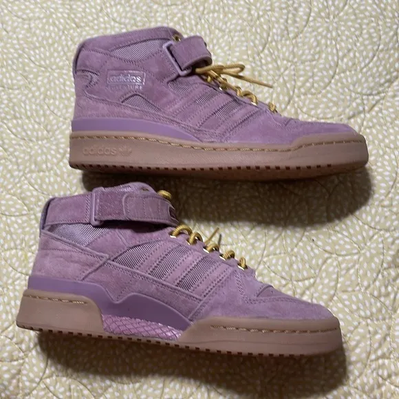 Adidas Originals Womens Size 8.5 Forum Mid Pink Magic Mauve Sneaker Shoes GZ4622