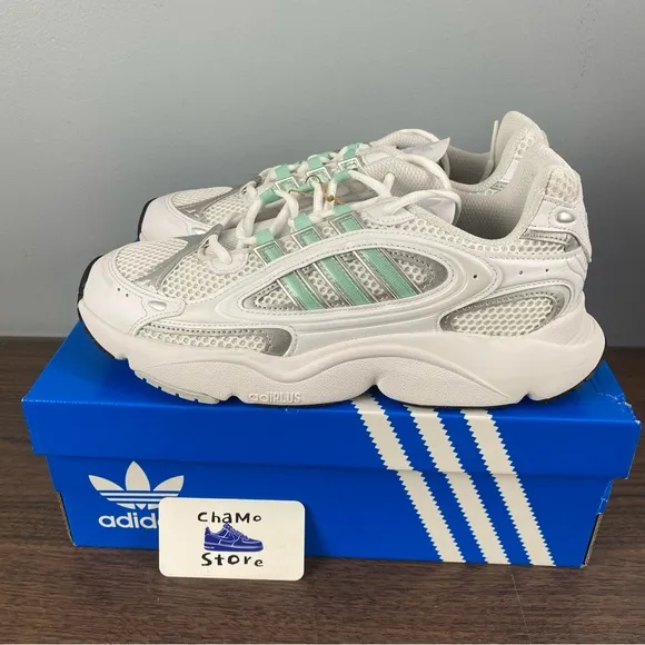 Adidas Ozmillen &quot;Clear Mint&quot; White Sneakers Shoes IF6569 Men’s multiple Sz