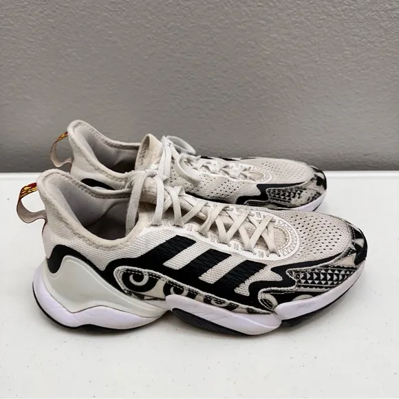 Adidas Polynesian Bowl Mens Size 8.5 Black/White GY0474 Impact Flex  Shoes