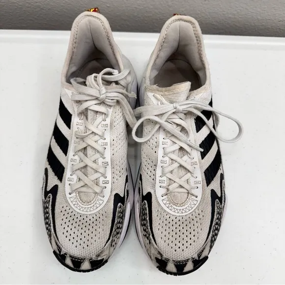 Adidas Polynesian Bowl Mens Size 8.5 Black/White GY0474 Impact Flex  Shoes