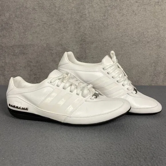 Adidas Porsche TYP 64 Sneakers Men's US 8 White Leather Trainers Shoes G95224