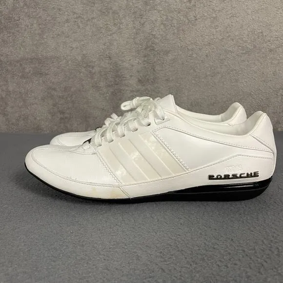 Adidas Porsche TYP 64 Sneakers Men's US 8 White Leather Trainers Shoes G95224