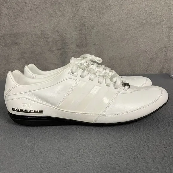 Adidas Porsche TYP 64 Sneakers Men's US 8 White Leather Trainers Shoes G95224