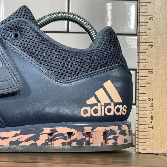 adidas Powerlift 3.1 Mens Size 8 Weightlifting Shoes Raw Steel Training Sneakers