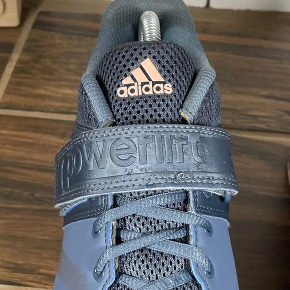 adidas Powerlift 3.1 Mens Size 8 Weightlifting Shoes Raw Steel Training Sneakers