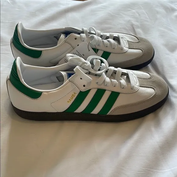 Adidas Samba OG Classic Men's Shoes - White and Green