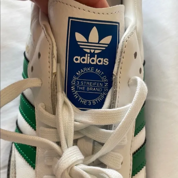 Adidas Samba OG Classic Men's Shoes - White and Green