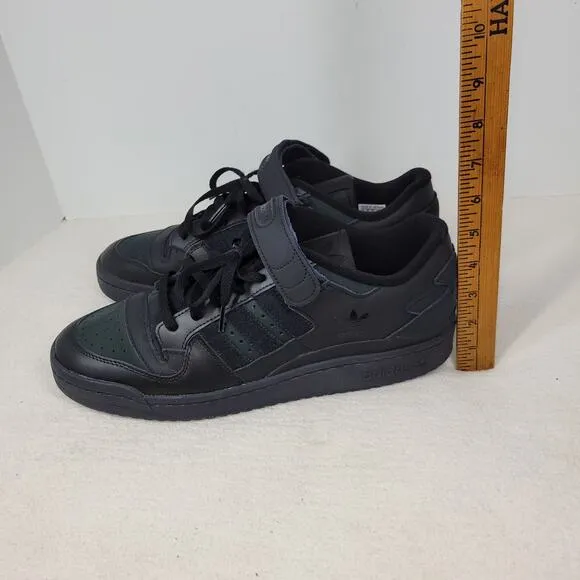 Adidas Shoes Forum Low CL Core Black Gum Mens Sz 12 Black IE7203 Sneakers Shoe