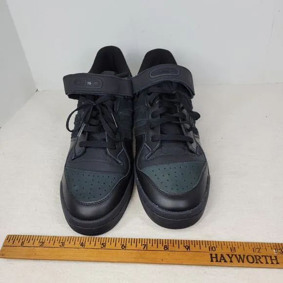 Adidas Shoes Forum Low CL Core Black Gum Mens Sz 12 Black IE7203 Sneakers Shoe