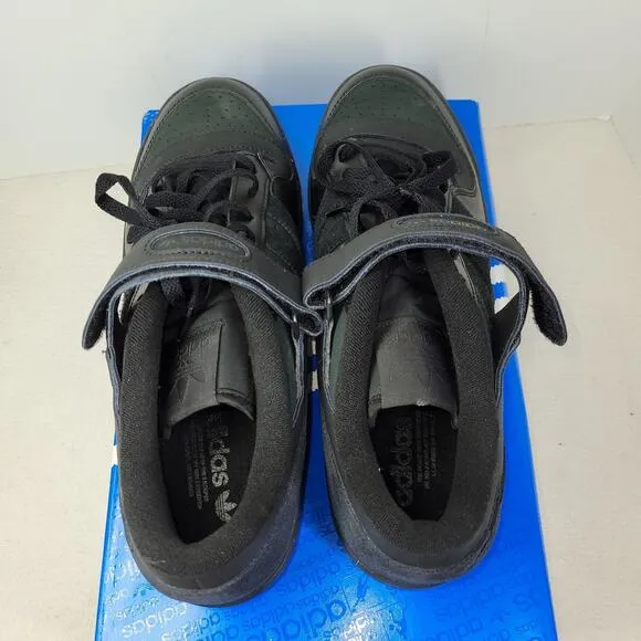 Adidas Shoes Forum Low CL Core Black Gum Mens Sz 12 Black IE7203 Sneakers Shoe