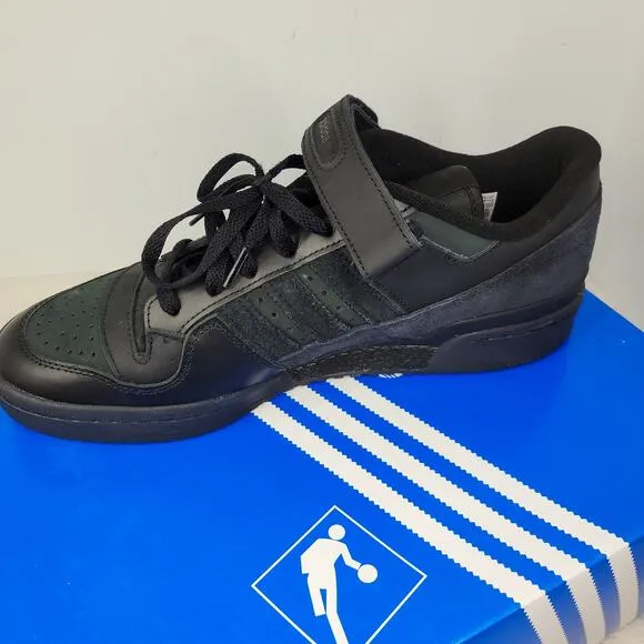 Adidas Shoes Forum Low CL Core Black Gum Mens Sz 12 Black IE7203 Sneakers Shoe
