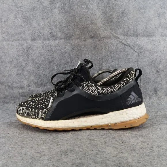 Adidas Shoes Womens 7 Athletic Trainers PureBoost All Terrain Running Knit Black