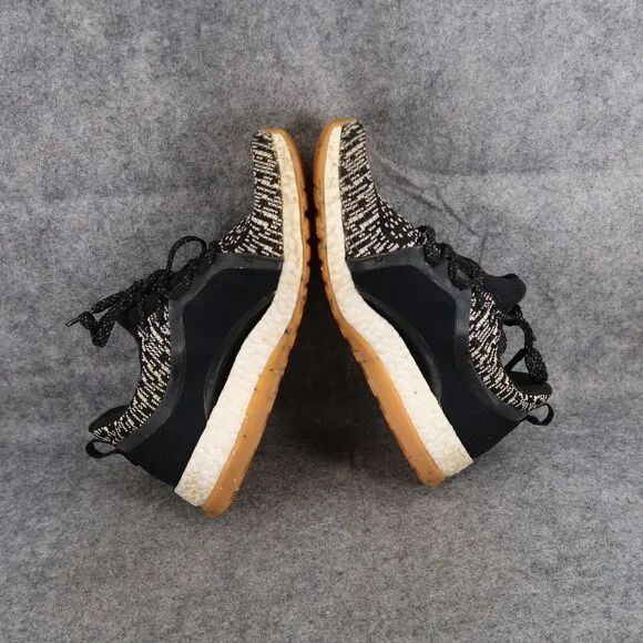 Adidas Shoes Womens 7 Athletic Trainers PureBoost All Terrain Running Knit Black