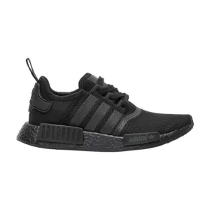Adidas Size 7.5 Men's NMD R1 Triple Black Low Top Sneaker Shoes Athletic