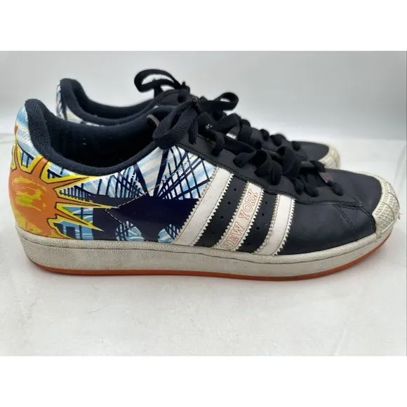 Adidas Superstar All Star New York City NYC 2006 Mens Sneakers Shoes Sz 11
