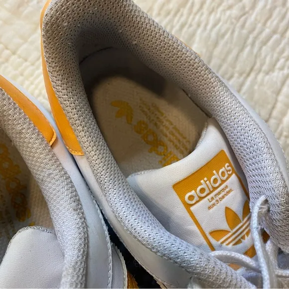 Adidas Superstar Split White Hazy Orange Sneakers Shoes Mens 8