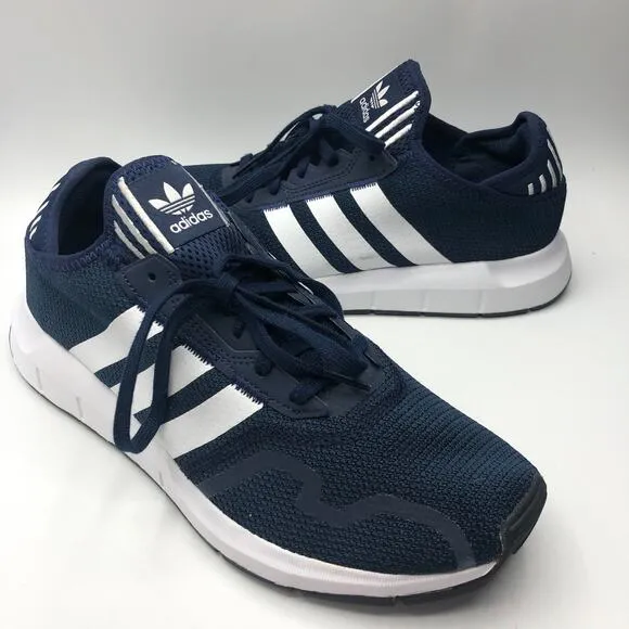 Adidas Swift Run X Sneakers Lace Up Shoes Navy Blue / White Size US 11