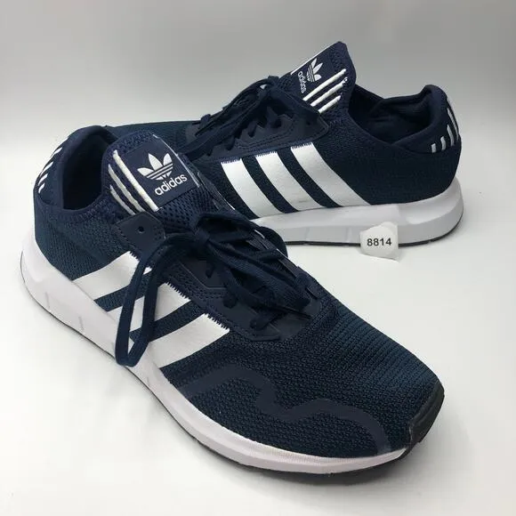 Adidas Swift Run X Sneakers Lace Up Shoes Navy Blue / White Size US 11