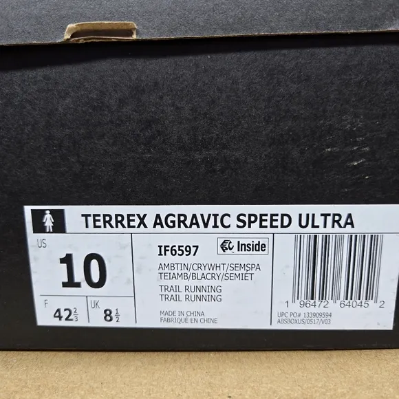 adidas Terrex Agravic Speed Ultra Women’s Trail Running Shoes – Size 10 New