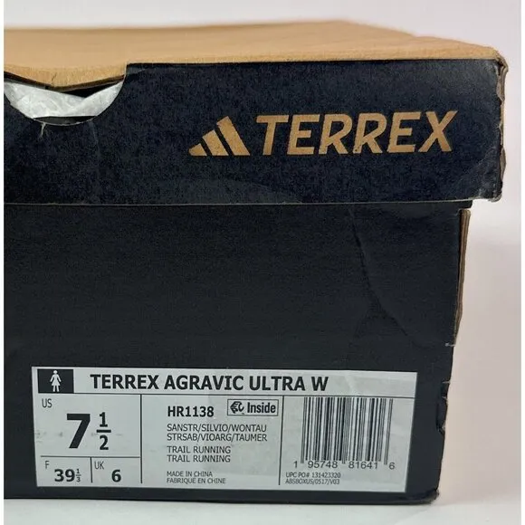 adidas Terrex Agravic Ultra Womens Trail Running Hiking Shoes Sneakers HR1138