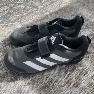 Adidas The Total Shoes Black/White/Gray Men’s Size 13 Training Lifting EUC