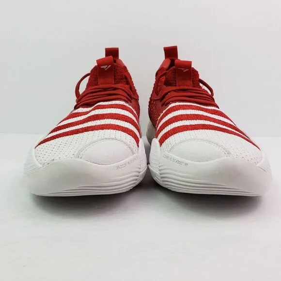 Adidas Trae Young 2.0 Mens Size 10 Power Red White Basketball Sneaker Shoes