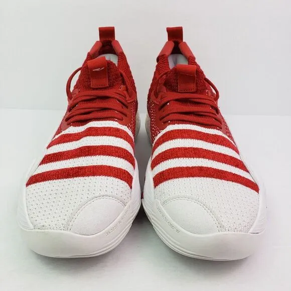 Adidas Trae Young 2.0 Mens Size 10 Power Red White Basketball Sneaker Shoes