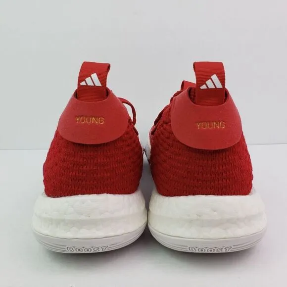 Adidas Trae Young 2.0 Mens Size 10 Power Red White Basketball Sneaker Shoes