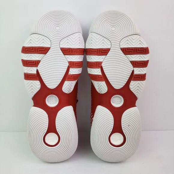 Adidas Trae Young 2.0 Mens Size 10 Power Red White Basketball Sneaker Shoes