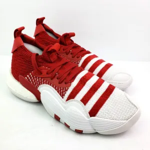 Adidas Trae Young 2.0 Mens Size 10 Power Red White Basketball Sneaker Shoes